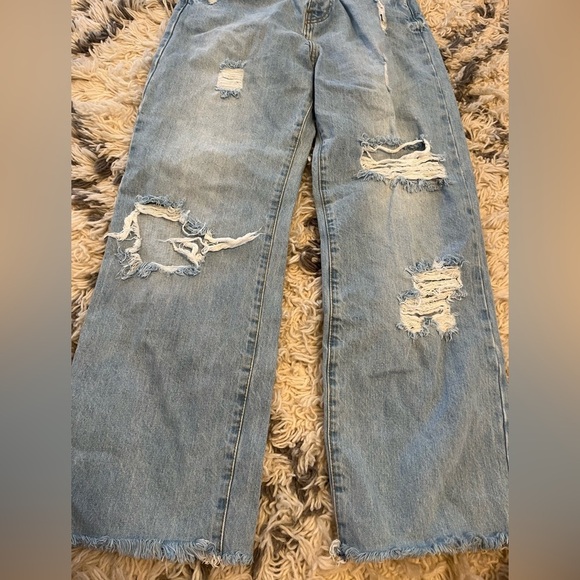 Parker Pants - Parker Distressed Denim jeans PJ made in USA size 9